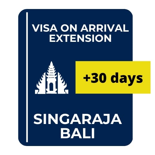 Visa on Arrival Extension North Bali