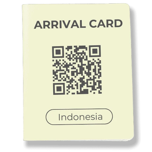 Indonesia arrival card