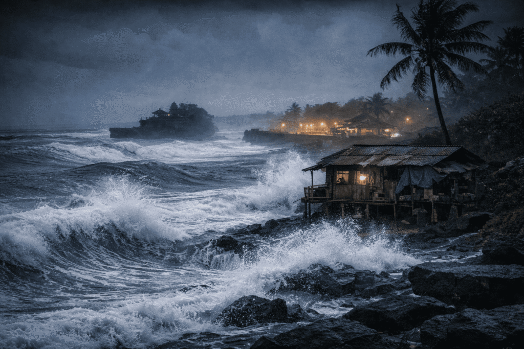 Bali high tide flooding warning april 2026