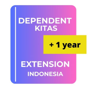 Dependent visa KITAS extension Indonesia