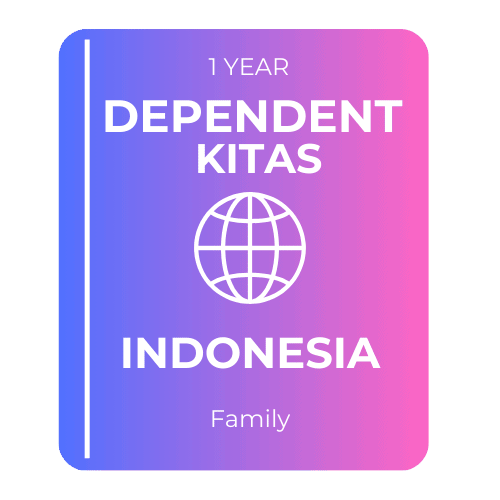 Dependent Visa Indonesia / Investor KITAS Indonesia, Index E31D/E31B
