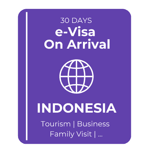 e-Visa On Arrival Indonesia (B213)