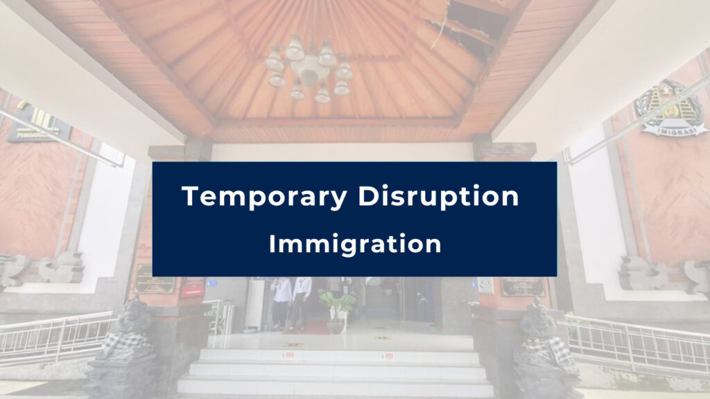 Le système indonésien d'immigration en ligne est hors service (depuis le 20 juin 2024)