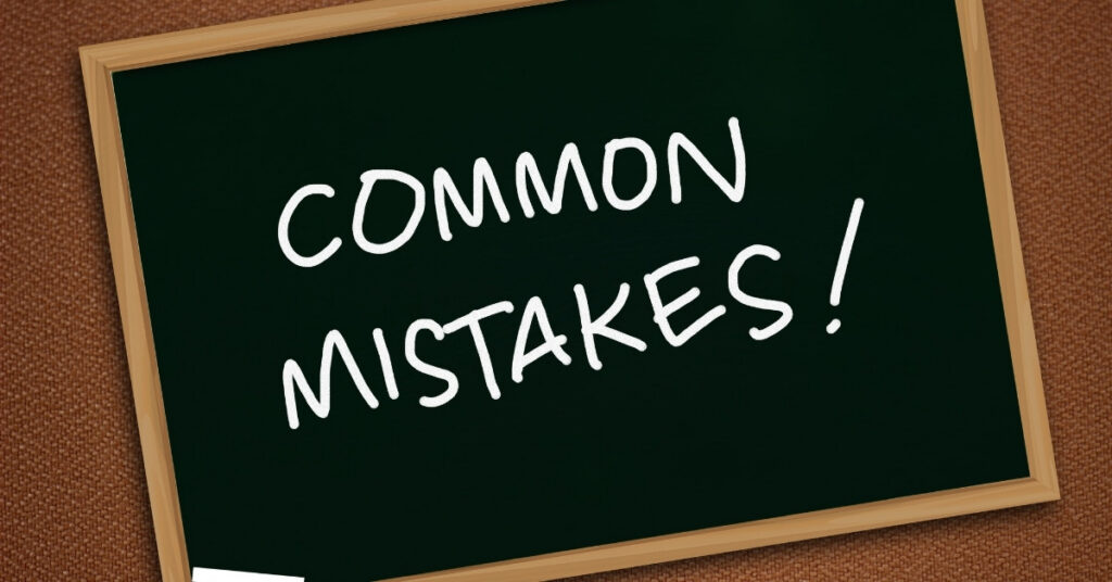 Common mistakes with indonesia short course visa for student exchange written on a chalkboard.