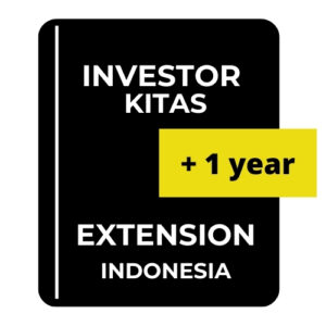 Investor visa KITAS extension Indonesia
