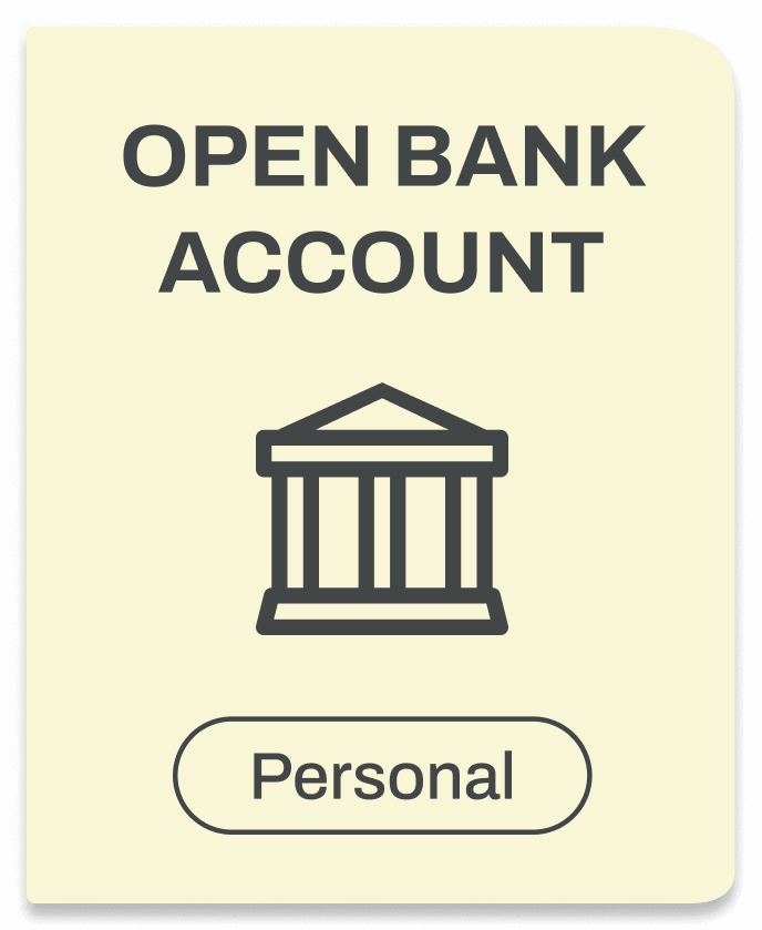 Open Personal Bank Account